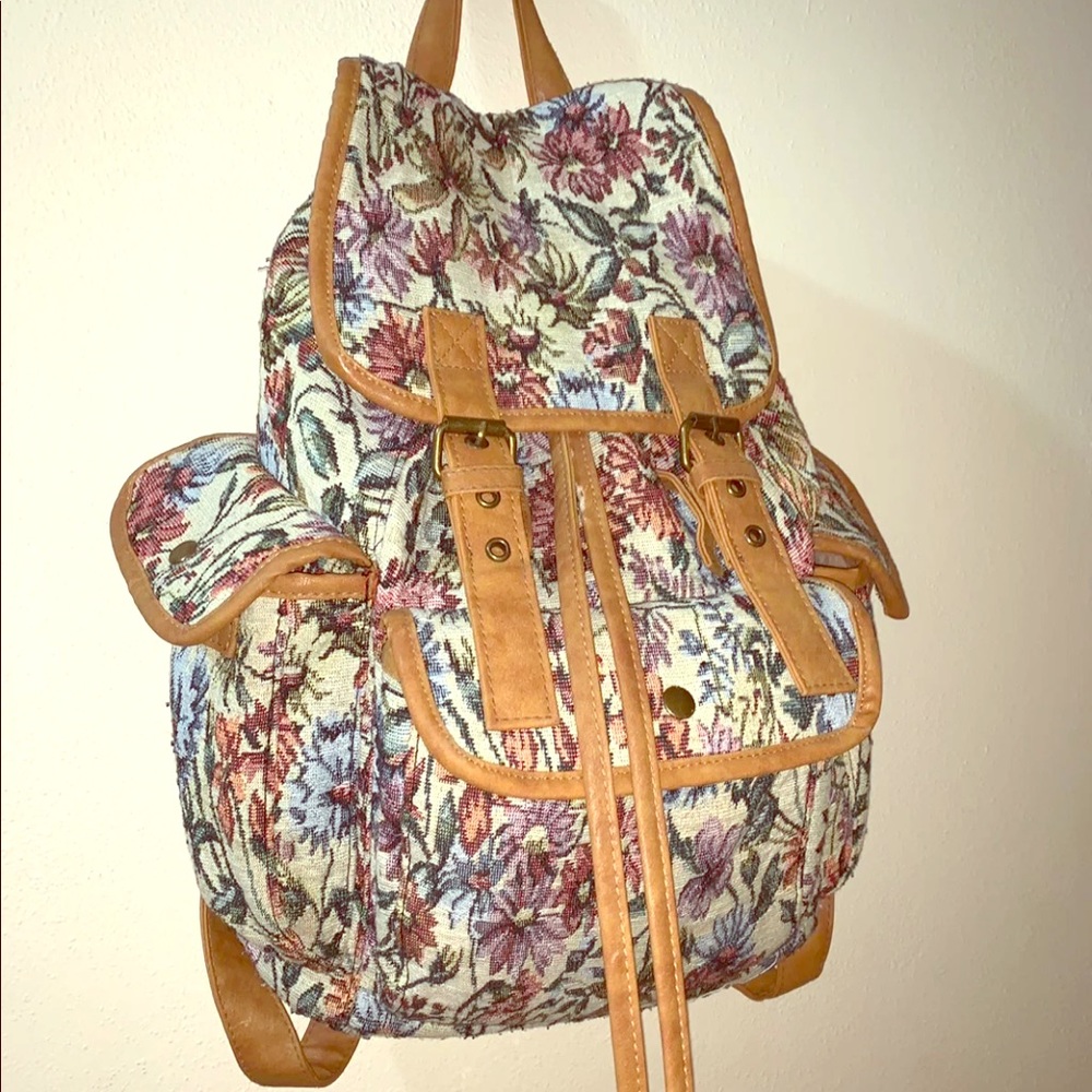 Floral backpack